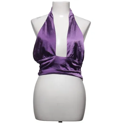 Halterneck top (Lilla) fra Motel Elastan, Polyester