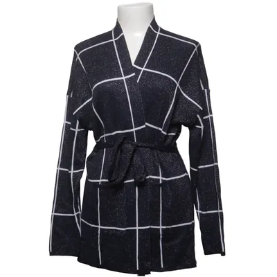 Cardigan (Blue, White) from Koton Acrylic, Cotton, Metallic fiber, Viscose