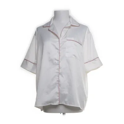 Pyjama shirt (Wit, Roze) van By Malina Collection Polyester