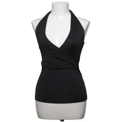 Halternecktopp (Svart) från Nelly Elastan, Återvunnen polyester