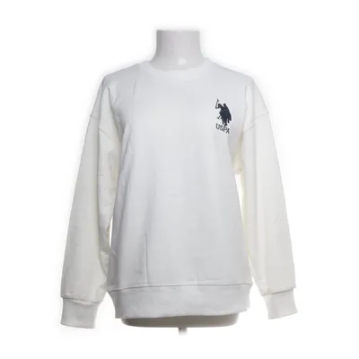Collegetröja (Vit) från U.S. Polo Assn. Bomull, Elastan, Polyester