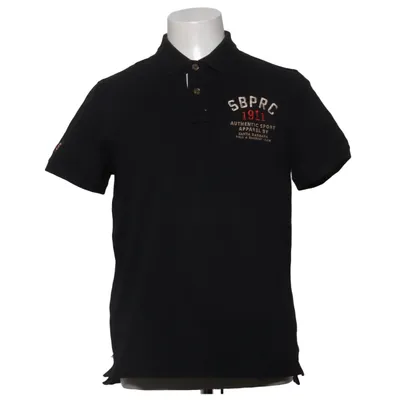 Poloshirt (Zwart) van Santa Monica Polo Club Katoen