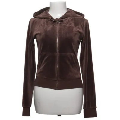 Hættetrøje (Brun) fra Juicy Couture Elastan, Polyester