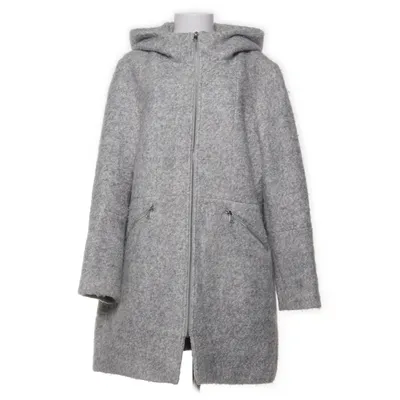Manteau (Gris) de Yessica Polyester, Laine