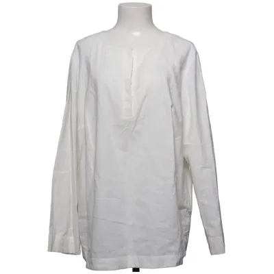 Blouse (Blanc) de Sheego Casual Coton, Lin