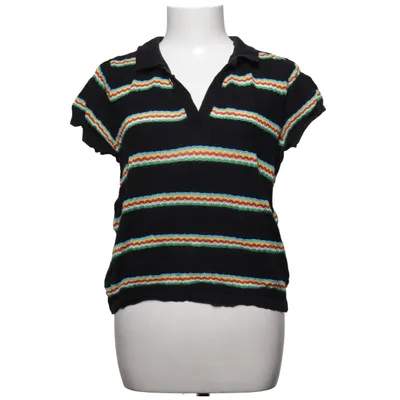 Pikétröja (Svart, Flerfärgad) från From Future Kashmir, Bomull