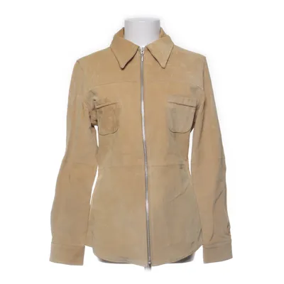 Läderjacka (Beige) från Vero Moda Acetat, Polyester, Mocka