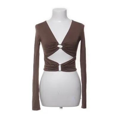 Crop top (Brun) från The Kript Bomull, Elastan