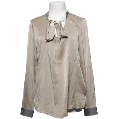 Pussy bow blouse (Beige, White, Gray) from Van Laack Elastane, Silk