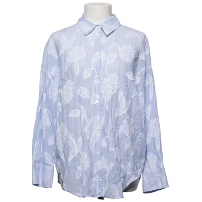 Chemise (Bleu, Blanc) de Zara Coton