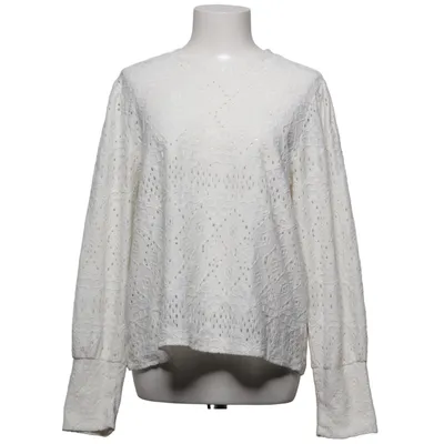 Bluse (Hvid) fra Object Elastan, Genanvendt polyester