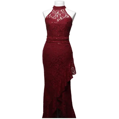Robe de soirée (Rouge) de Sistaglam Élasthane, Polyester