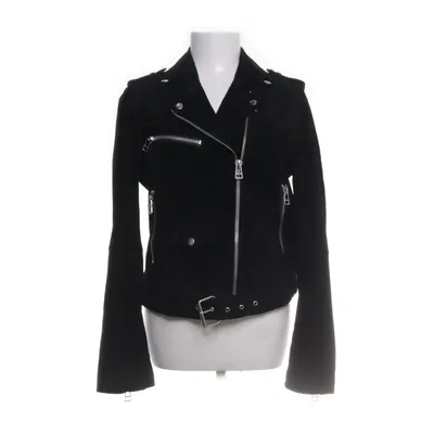 Bikerjack (Zwart) van Review Polyester, Leer
