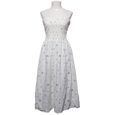 Dress (White, Blue) from H&M Cotton
