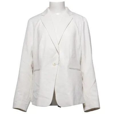 Blazer (Wit) van H&M Modern Classic Polyester, Viscose, Elastaan
