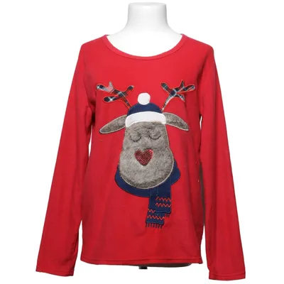 Jultröja (Röd, Flerfärgad) från Tex Polyester