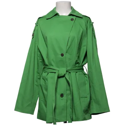 Trenchcoat (Groen) van Fransa Katoen, Polyester
