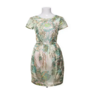 Jurk (Meerkleurig) van H&M Conscious Collection Elastaan, Metallvezel, Organisch katoen, Gerecycled polyester