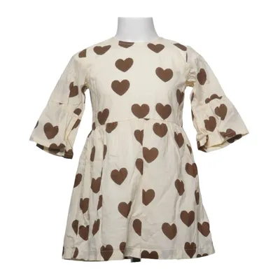 Dress (Beige, Brown) from Mini Rodini Cotton