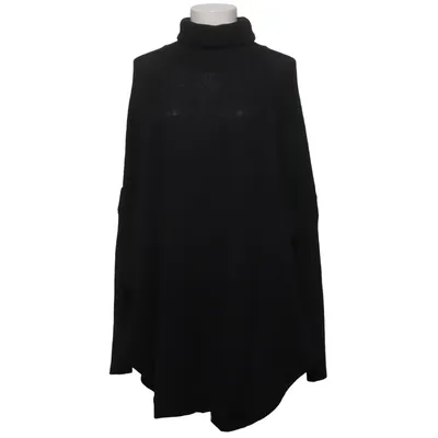 Poncho (Schwarz) von By Malene Birger Alpakawolle, Polyamid