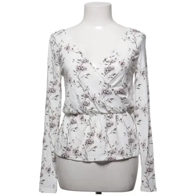 Blouse portefeuille (Blanc, Violet) de Bik Bok Polyester, Viscose