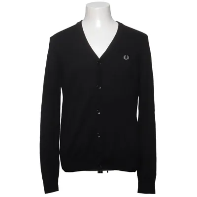 Cardigan (Merino Wool Cardigan) de Fred Perry Coton, Laine de mouton