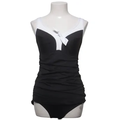 Swimsuit (Black, White) from Swegmark Elastane, Polyamide