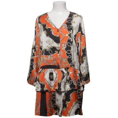 Dress (Orange, Black, White) from JCL Polyester