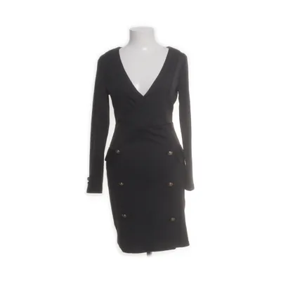 Dress (Black, Gold) from CBR Cotton, Polyester