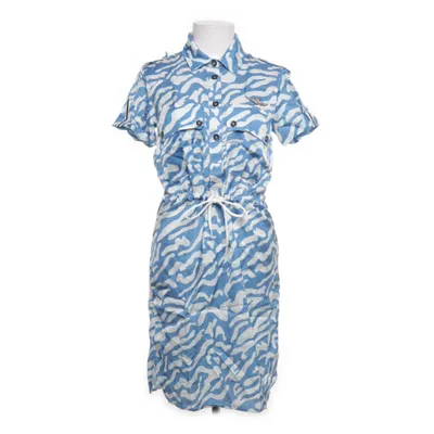 Klänning (Blå, Vit, Flerfärgad) från Aeronautica Militare Bomull, Viskos