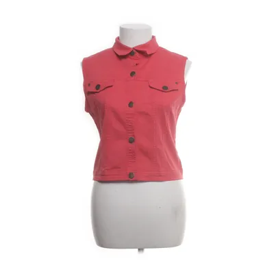 Denim vest (Red) from Zuiki Cotton, Elastane