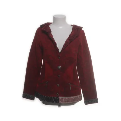 Blazer (Rood, Meerkleurig) van Eva & Claudi Zijde, Wol, Viscose
