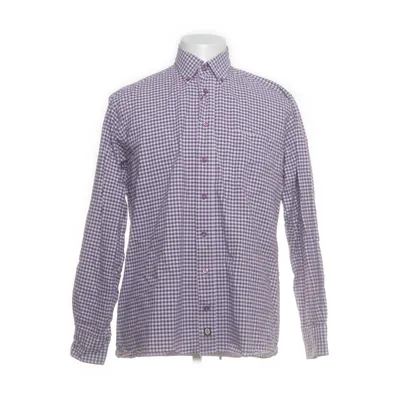Button down shirt (White, Purple) from Park Lane Cotton