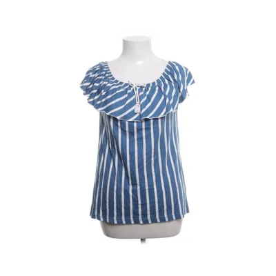 Top (Blue, White) from Slovenka Cotton, Modal