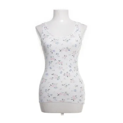Tank Top (White, Multicolored) from Clockhouse Cotton, Elastane