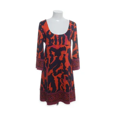 Klänning (Orange, Flerfärgad, Blå) från Diane von Furstenberg Vintage Silke