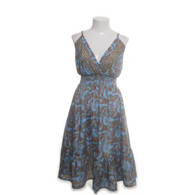 Dress (Blue, Multicolored) from Swarna Silk