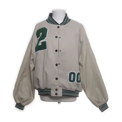 Collegejacka (Beige, Svart, Grön) från Boohoo Polyester, Polyuretan