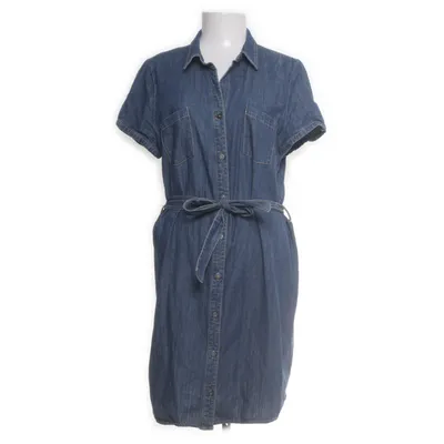 Shirt dress (Blue) from Manguun Cotton