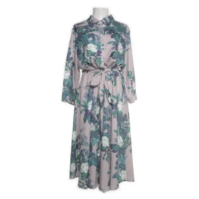 Skjortklänning (Vit, Grön, Brun) från Shein Curve Bomull, Polyester