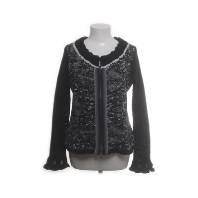 Cardigan (Zwart, Grijs, Wit) van Eva & Claudi Polyamide, Wol, Viscose