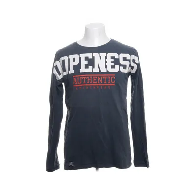 Lange mouwen shirt (Blauw, Wit) van Dope Katoen