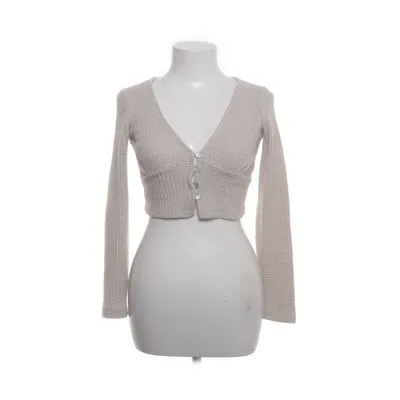 Crop top (Beige) från Bershka Elastan, Polyester, Viskos