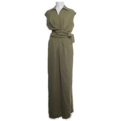 Jumpsuit (Green) from Zara Linen, Viscose