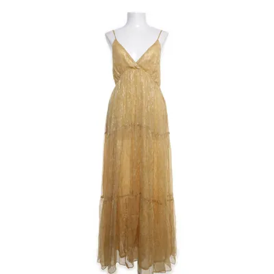 Maxi dress (Yellow, Gold) from Maison Hotel Viscose, Cotton