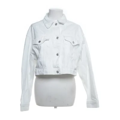 Jeansjacka (Vit) från Perfect Jeans Gina Tricot Bomull, Elastan