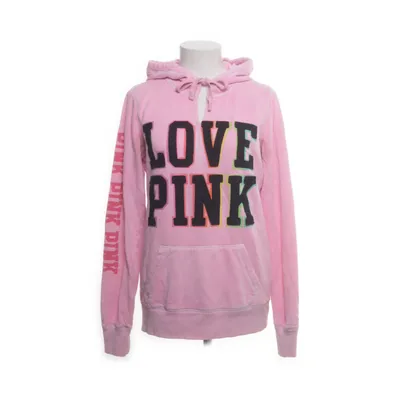 Hoodie (Pink, Multicolored) from Pink Victoria's Secret Cotton, Polyester