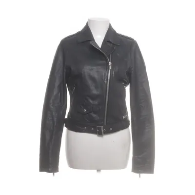 Bikerjakke (Sort) fra Jofama by Kenza Bomuld, Polyester, Læder