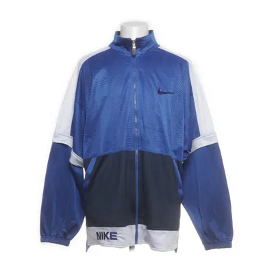 Træningsjakke (Blå, Hvid) fra Nike Polyester