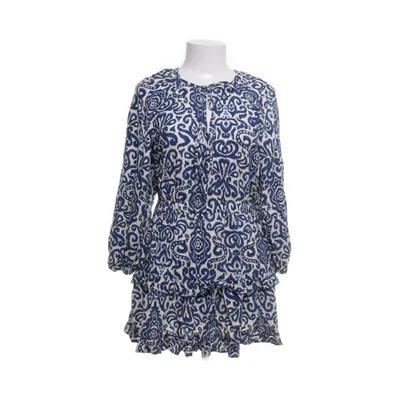 Jurk (Blauw, Wit) van Zara Viscose